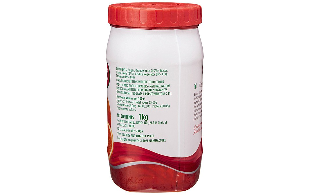 Mapro Orange Marmalade    Plastic Jar  1 kilogram